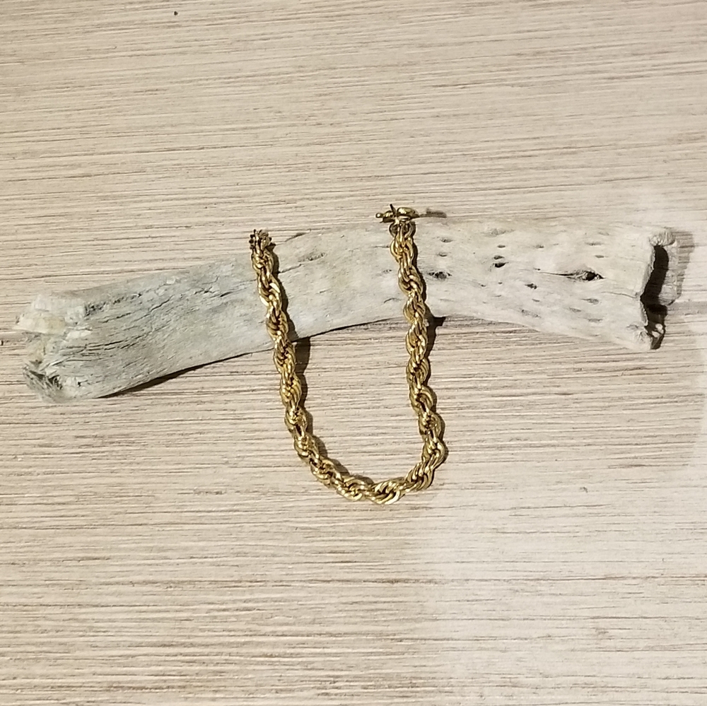 Golden Rope Bracelet